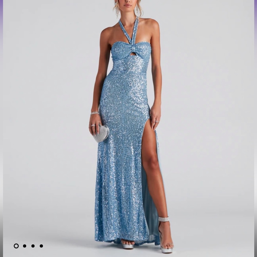 Blue maxi “Prom” dress from Windsor never worn